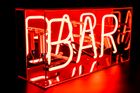 'BAR' ACRYLIC BOX NEON LIGHT
